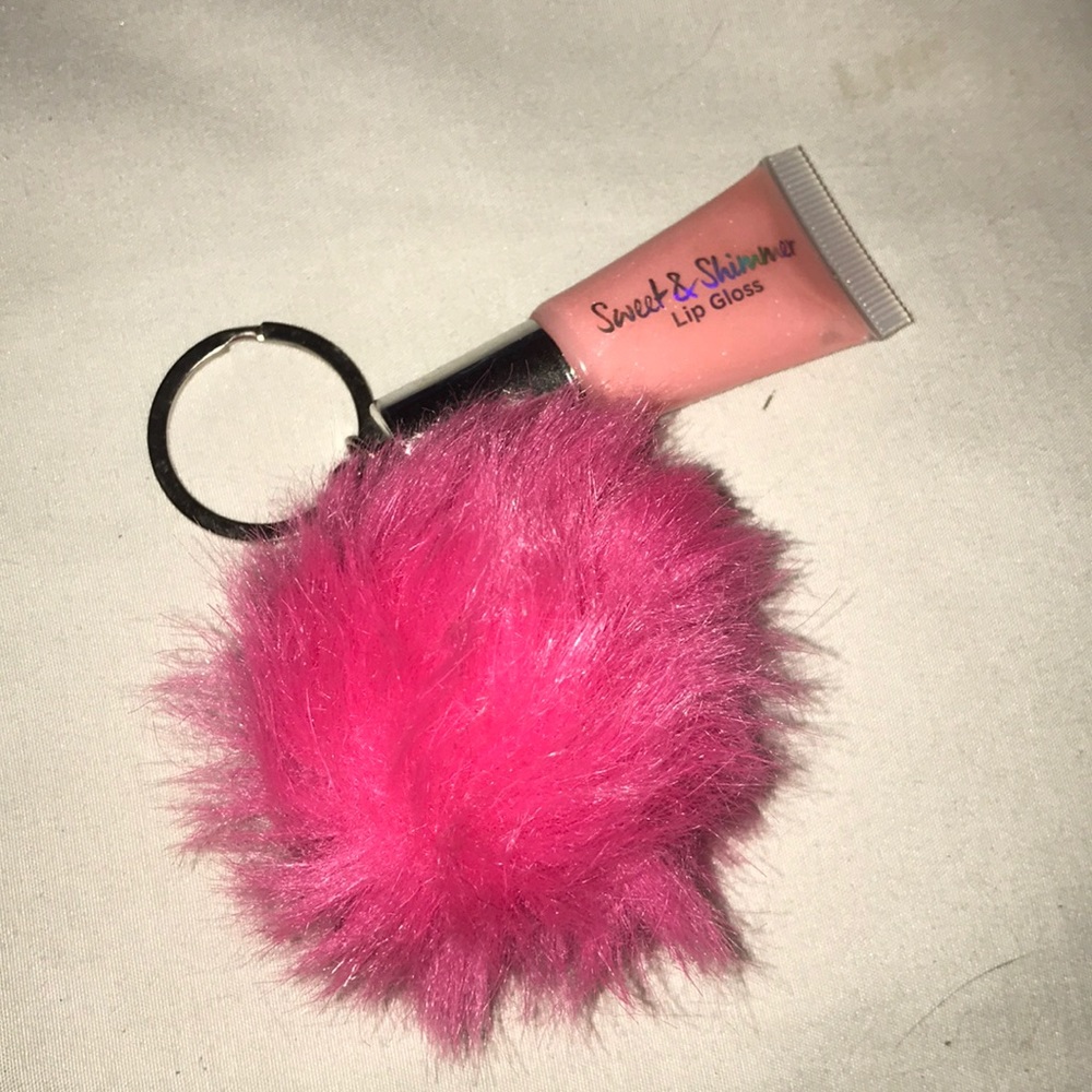 Sweet and Shimmer Lip gloss Keychain
